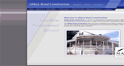 Desktop Screenshot of abbeyroadconstruction.com